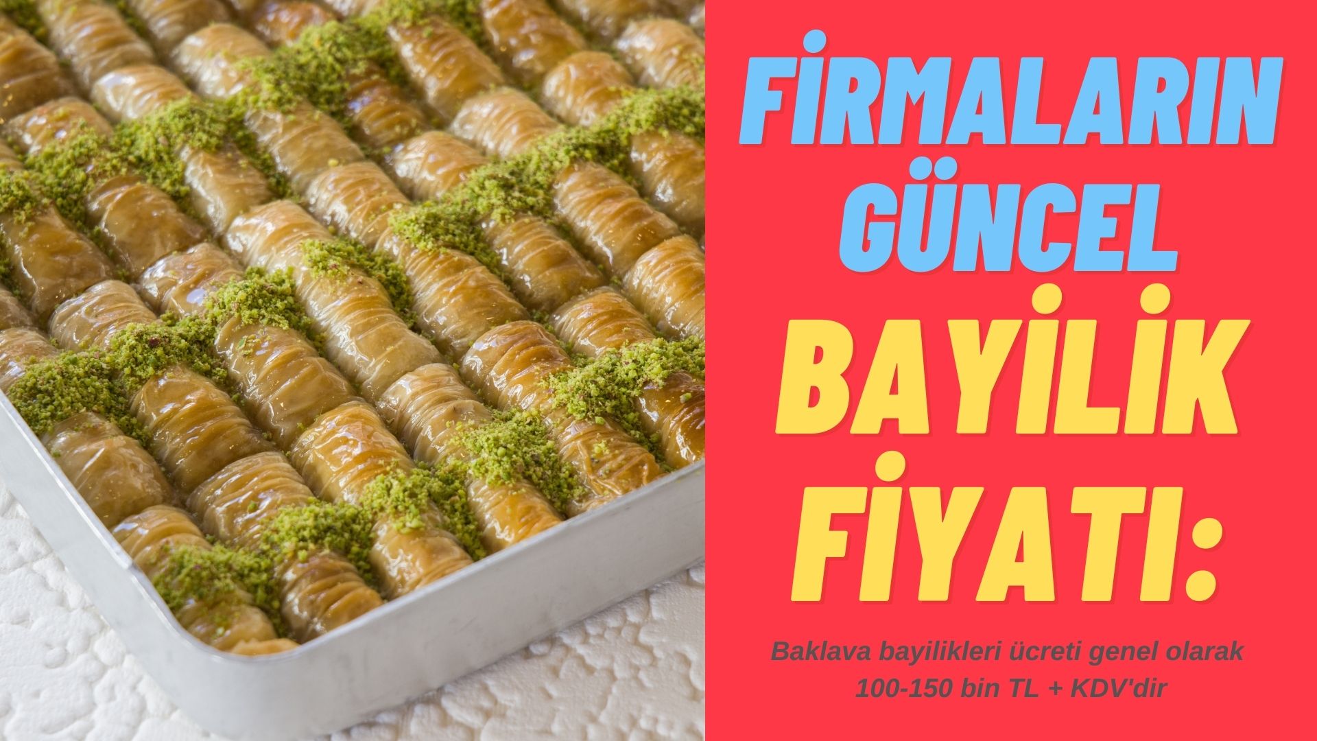 Baklava Bayilik Veren Firmalar ve Kar Marjı [2024]